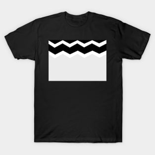 Abstract zigzag - gray, black and white. T-Shirt